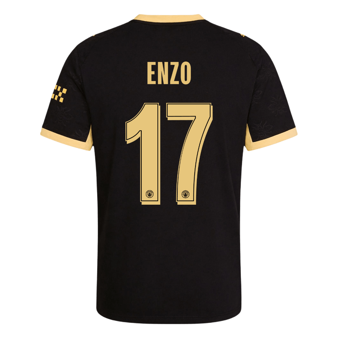 Manchester City pánsky Vonkajší futbalový dres 2026/27 – ENZO #17 – UCL [hráčska verzia]