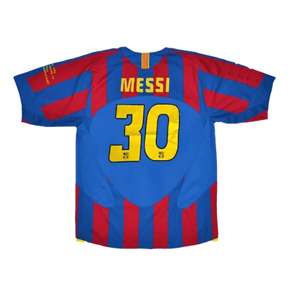 Barcelona pánsky domáci retro futbalový dres 2005/06 UCL Final - MESSI #30