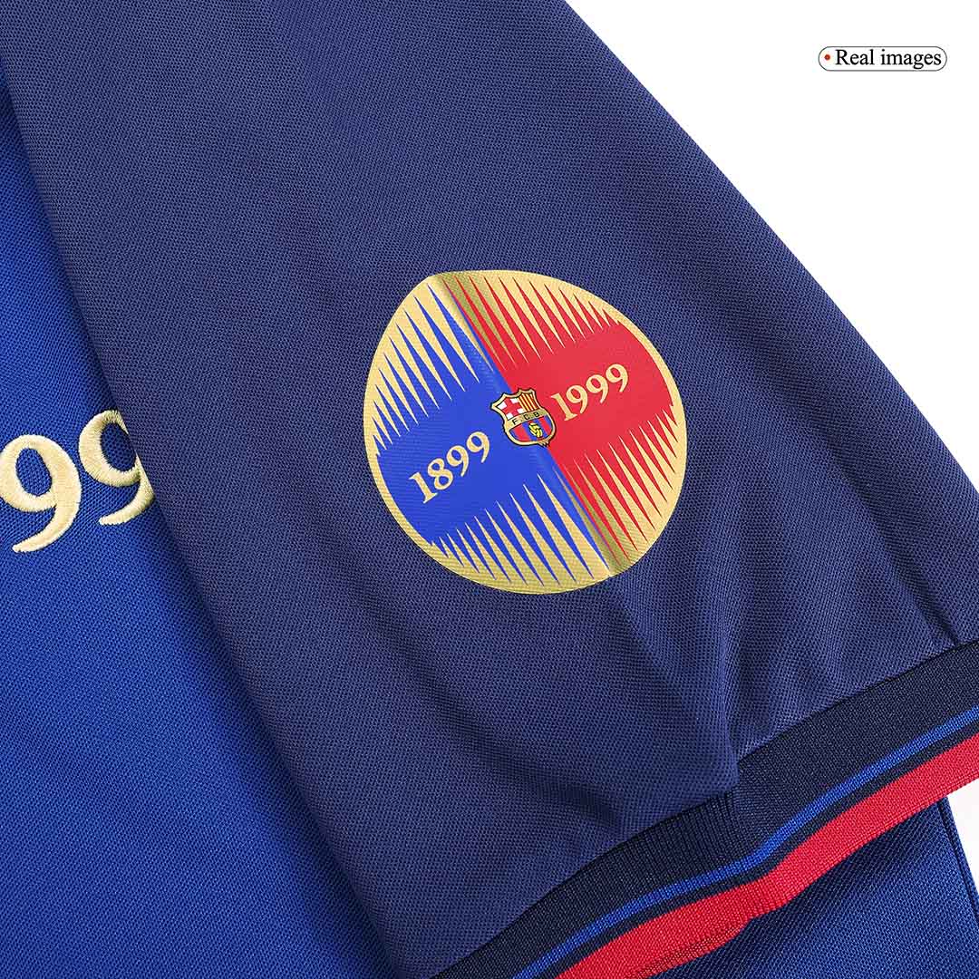 Barcelona pánsky domáci retro futbalový dres 1999/00 - RIVALDO #11