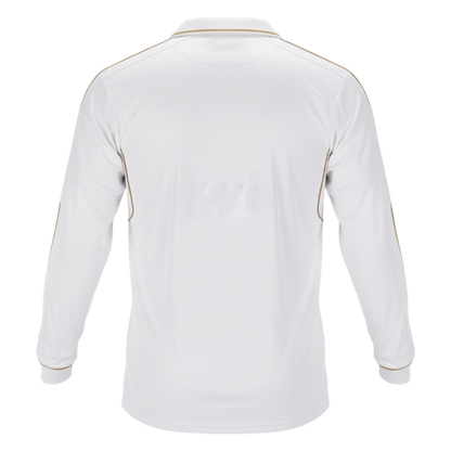 Real Madrid pánsky domáci retro futbalový dres s dlhými rukávmi 2011/12