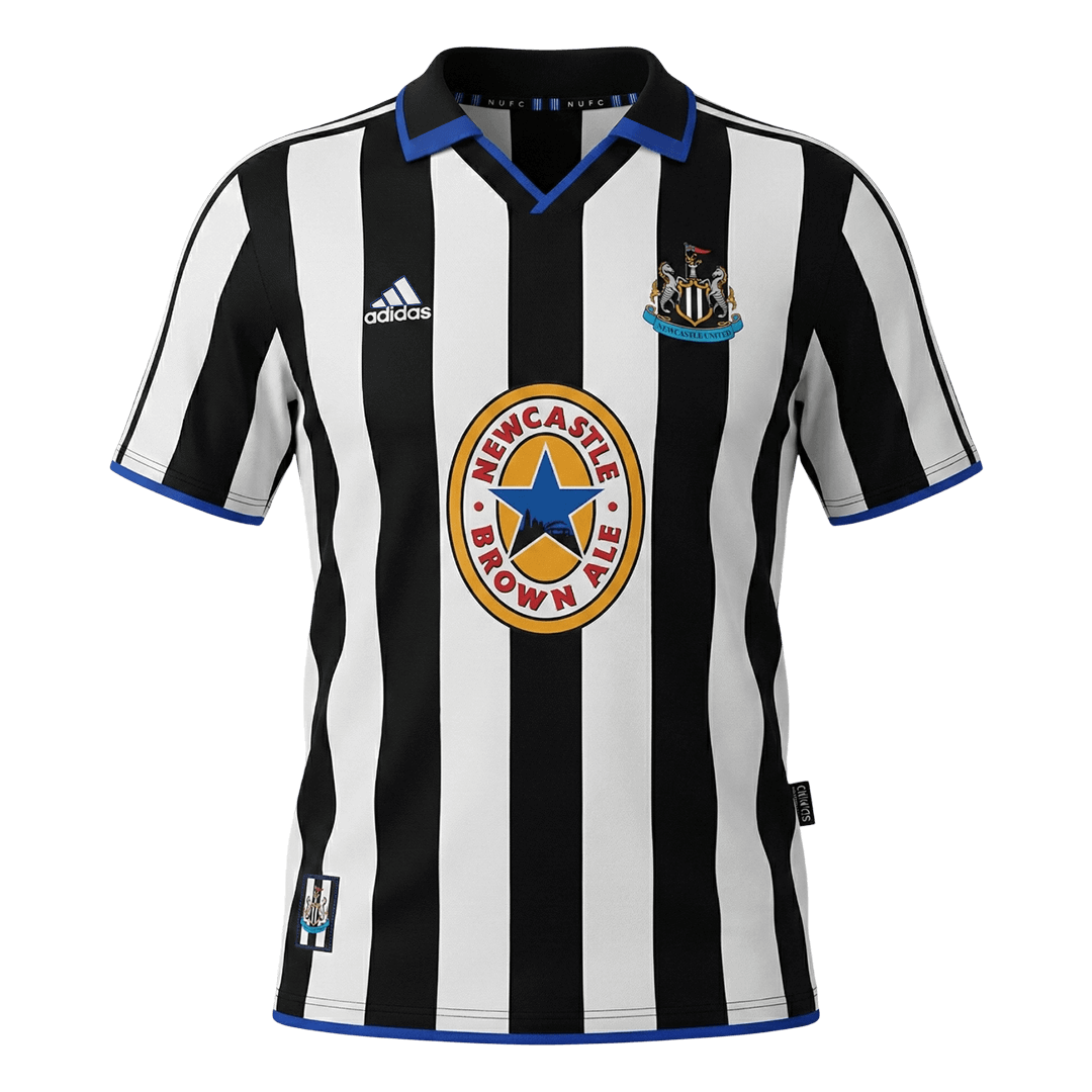 Newcastle United pánsky domáci retro futbalový dres 1999/00