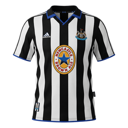 Newcastle United pánsky domáci retro futbalový dres 1999/00
