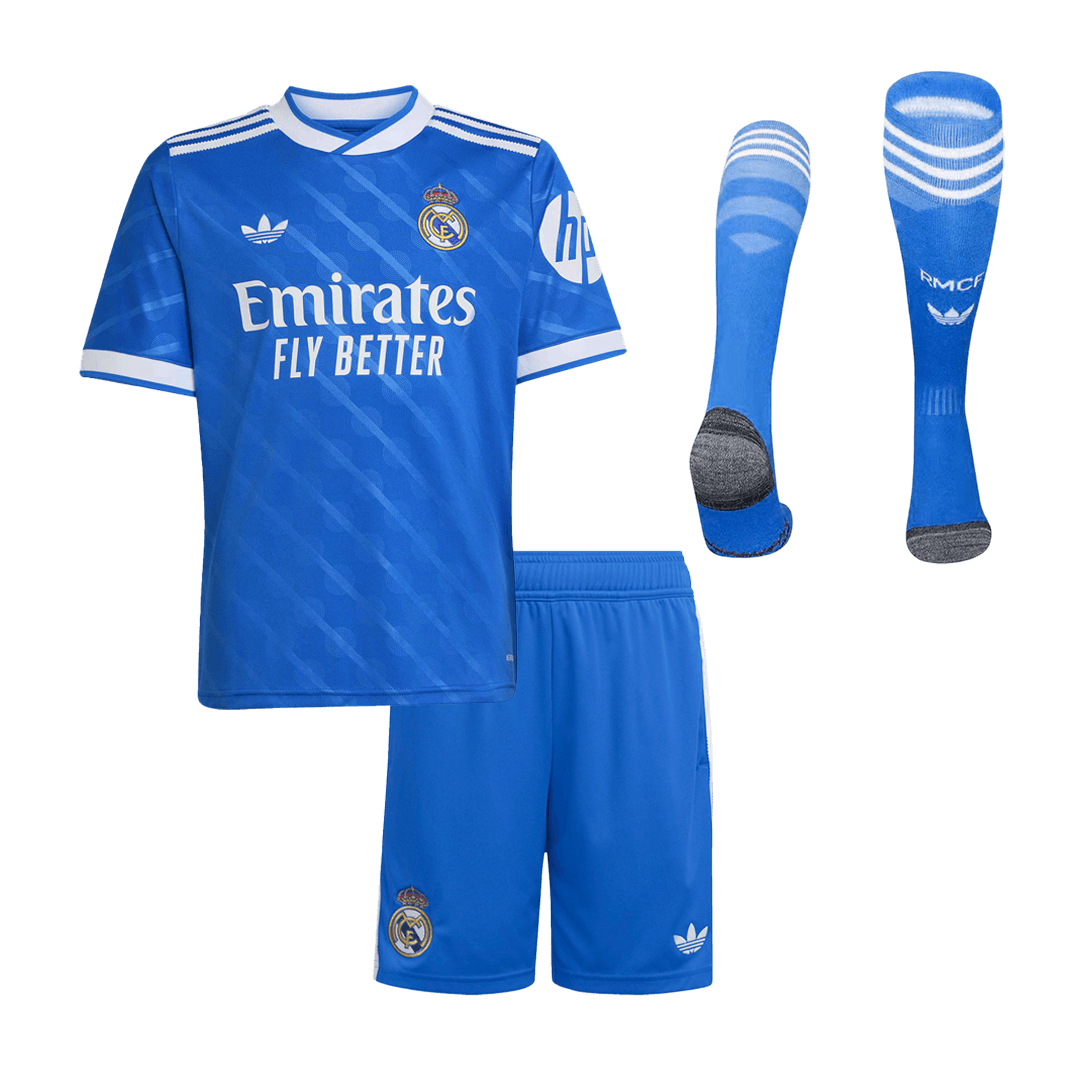 Real Madrid detský tretí futbalový komplet 2025/26