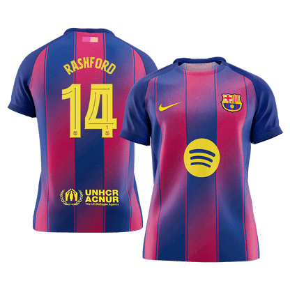 Barcelona pánsky domáci futbalový dres 2025/26 UCL - RASHFORD #14 (Prémiová kvalita)