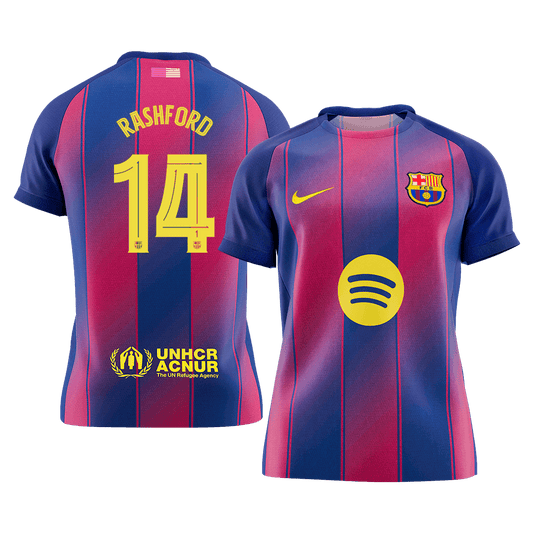 Barcelona pánsky domáci futbalový dres 2025/26 UCL - RASHFORD #14 (Prémiová kvalita)
