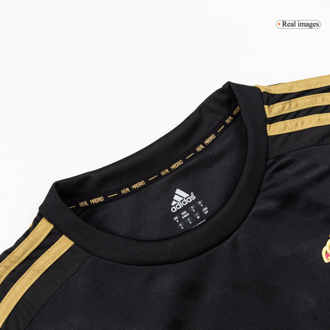 Real Madrid pánsky vonkajší retro futbalový dres s dlhými rukávmi 2011/12