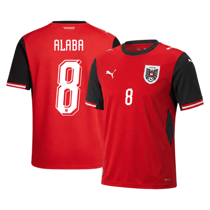 Rakúsko pánsky domáci futbalový dres MS 2026 - ALABA #8