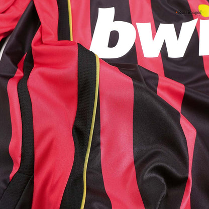 Pánske Retro Futbalový Dres AC Miláno Domáci 2006/07 Dlhý Rukáv - RONALDO #99
