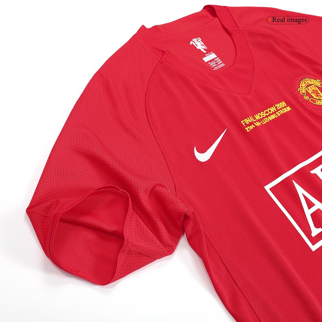 Manchester United pánsky domáci retro futbalový dres 2007/08 UCL Final - ROONEY #10