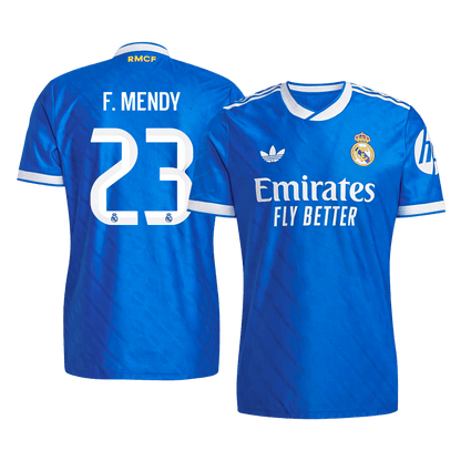 Real Madrid pánsky tretí futbalový dres 2025/26 - F. MENDY #23 [hráčska verzia]