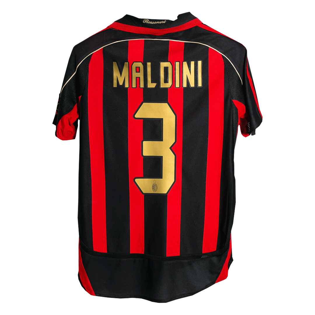 Pánske Retro Futbalový Dres AC Miláno Domáci 2006/07 - MALDINI #3