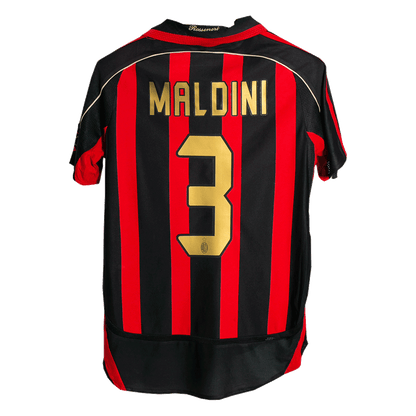 Pánske Retro Futbalový Dres AC Miláno Domáci 2006/07 - MALDINI #3