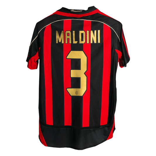 Pánske Retro Futbalový Dres AC Miláno Domáci 2006/07 - MALDINI #3