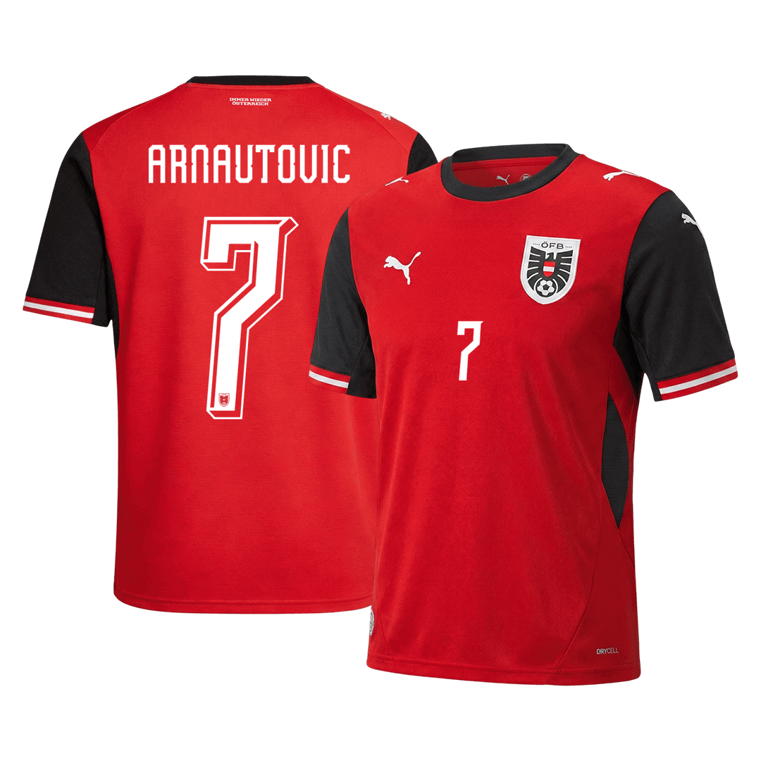 Rakúsko pánsky domáci futbalový dres MS 2026 - ARNAUTOVIC #7