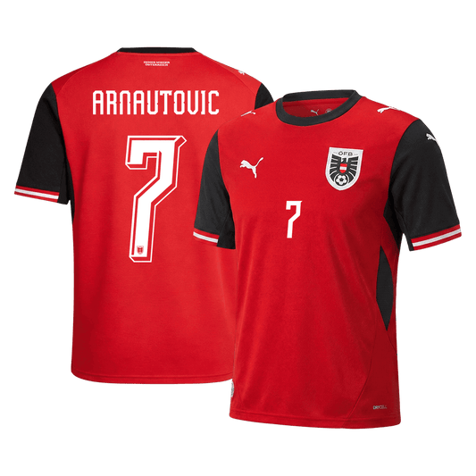 Rakúsko pánsky domáci futbalový dres MS 2026 - ARNAUTOVIC #7
