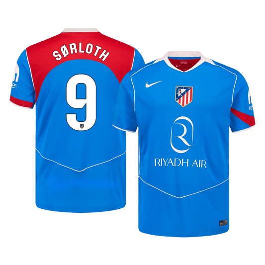 Atletico Madrid pánsky tretí futbalový dres 2025/26 - SØRLOTH #9