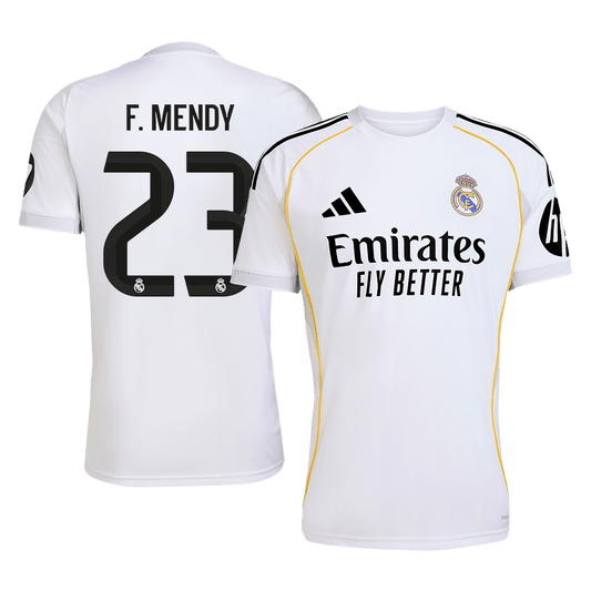 Real Madrid pánsky domáci futbalový dres 2025/26 - F.MENDY #23 (Prémiová kvalita)