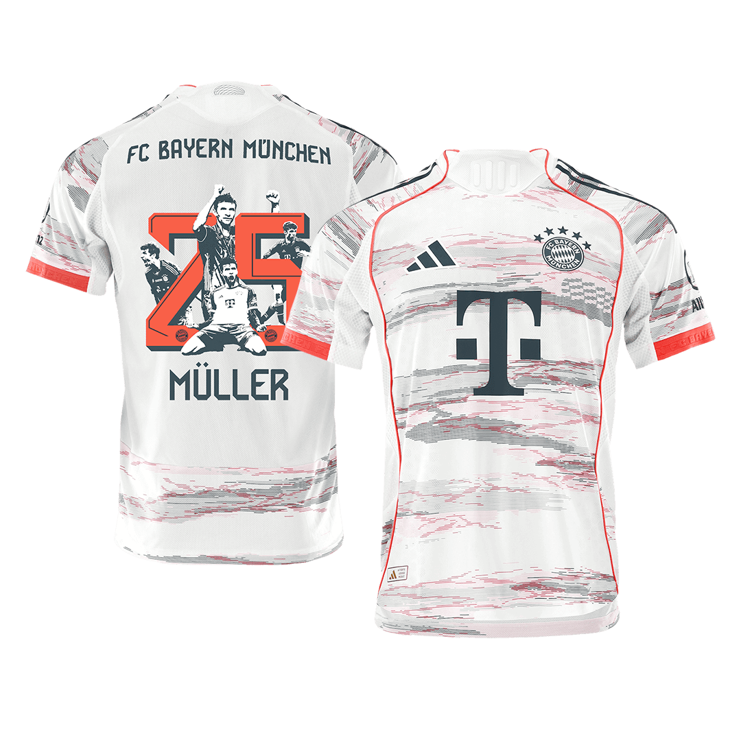 Bayern Mníchov pánsky vonkajší futbalový dres 2025/26 - MÜLLER Special #25 [hráčska verzia]