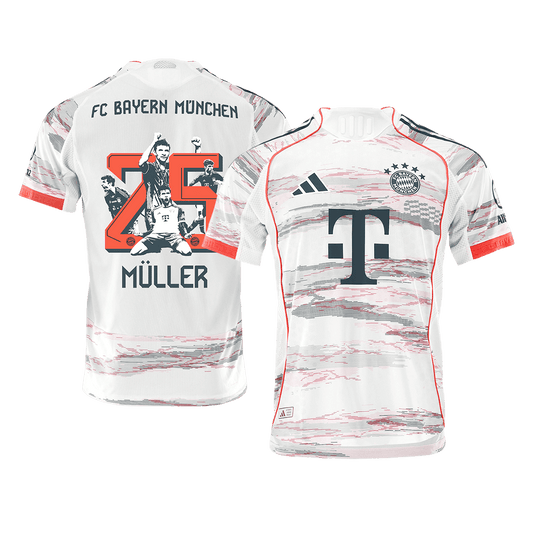 Bayern Mníchov pánsky vonkajší futbalový dres 2025/26 - MÜLLER Special #25 [hráčska verzia]