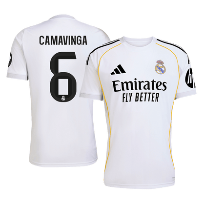 Real Madrid pánsky domáci futbalový dres 2025/26 - CAMAVINGA #6 (Prémiová kvalita)