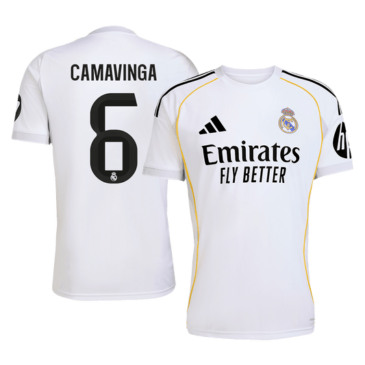 Real Madrid pánsky domáci futbalový dres 2025/26 - CAMAVINGA #6 (Prémiová kvalita)