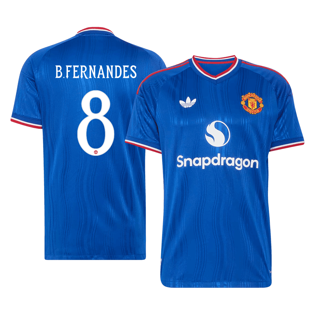Manchester United pánsky Vonkajší futbalový dres 2026/27 – B. FERNANDES #8 – UCL [hráčska verzia]