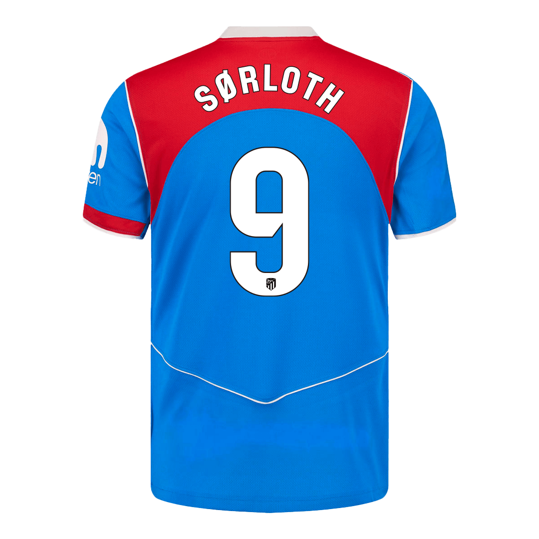 Atletico Madrid pánsky tretí futbalový dres 2025/26 - SØRLOTH #9