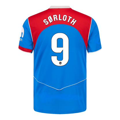 Atletico Madrid pánsky tretí futbalový dres 2025/26 - SØRLOTH #9