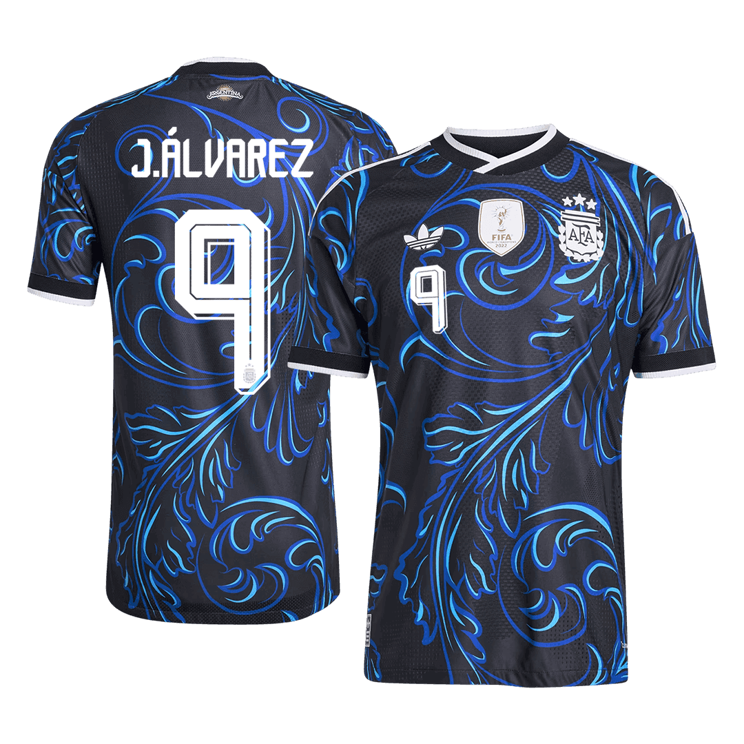 Pánske Futbalový Dres Argentína Vonkajší MS 2026 Hráčska Verzia - J. ÁLVAREZ #9