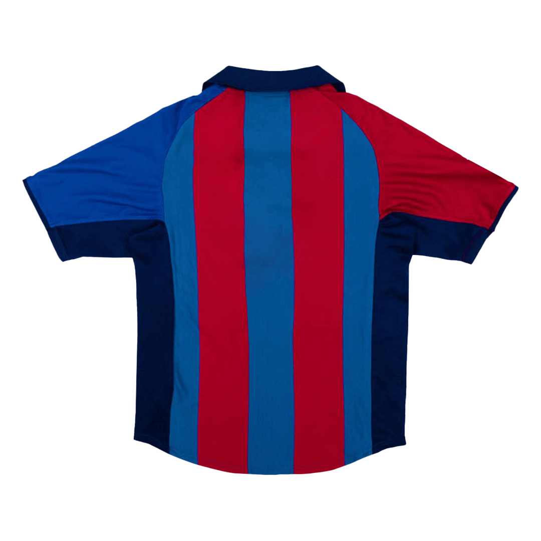 Barcelona pánsky domáci retro futbalový dres 2001/02