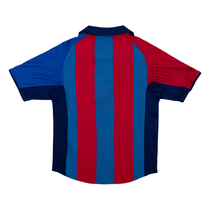 Barcelona pánsky domáci retro futbalový dres 2001/02