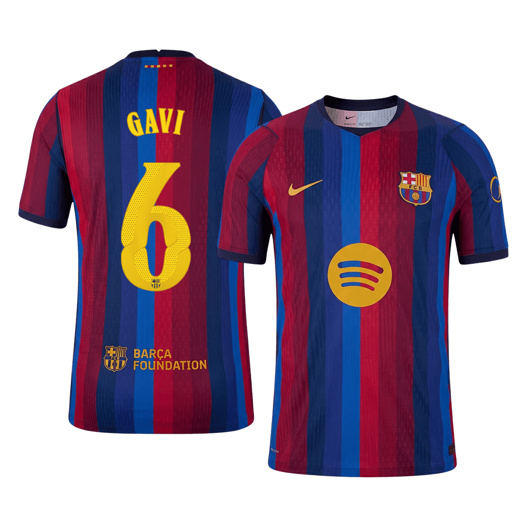 Barcelona pánsky domáci futbalový dres 2026/27 – GAVI #6 – UCL [hráčska verzia]
