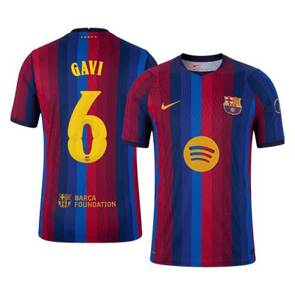 Barcelona pánsky domáci futbalový dres 2026/27 – GAVI #6 – UCL [hráčska verzia]