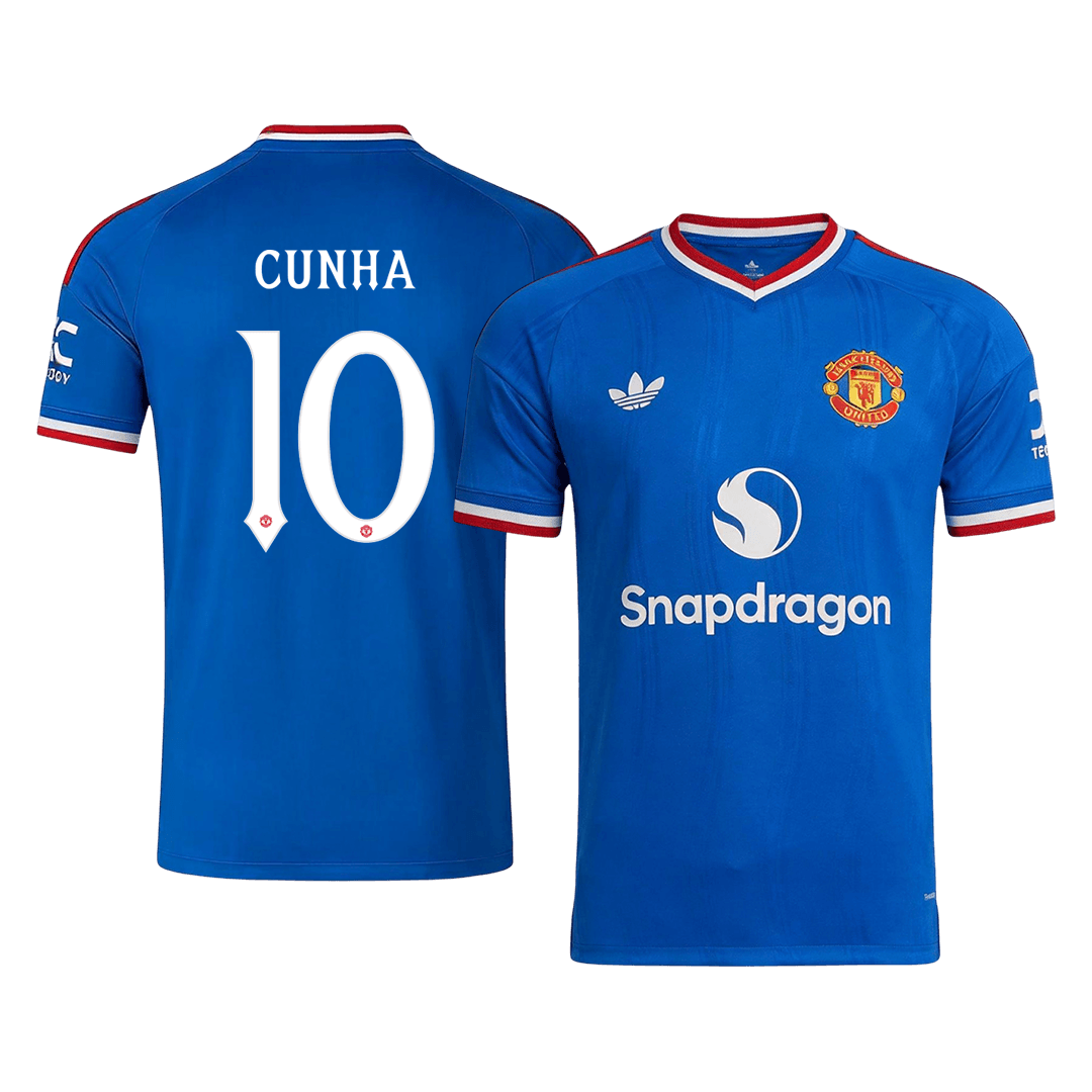 Manchester United pánsky Vonkajší futbalový dres 2026/27 – CUNHA #10 – UCL