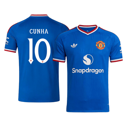 Manchester United pánsky Vonkajší futbalový dres 2026/27 – CUNHA #10 – UCL