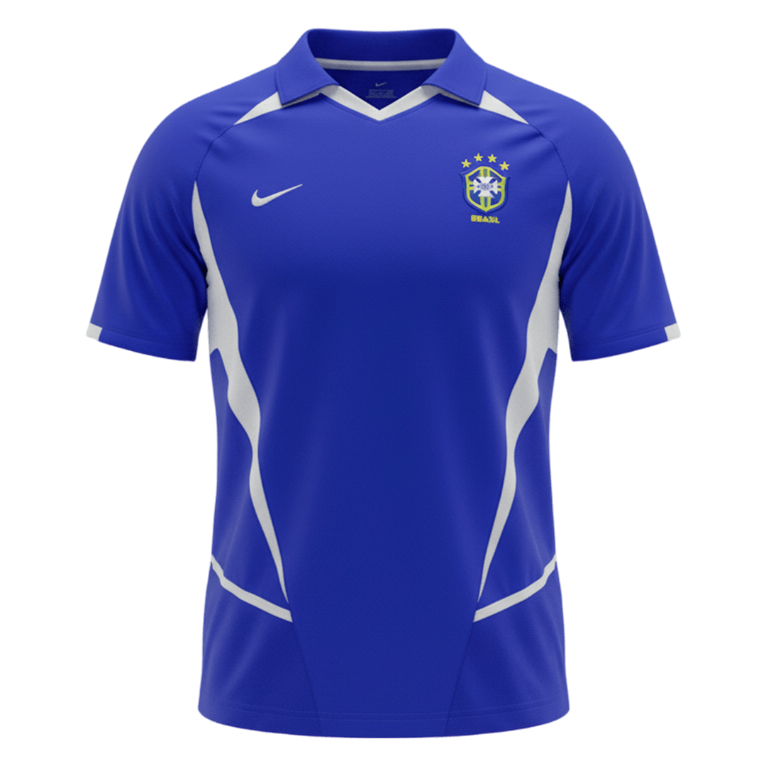 Brazília pánsky vonkajší retro futbalový dres 2002