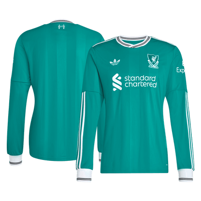 Liverpool pánsky tretí futbalový dres s dlhými rukávmi 2025/26