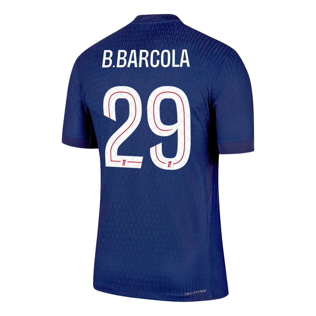 PSG pánsky domáci futbalový dres 2025/26 - B.BARCOLA #29 [hráčska verzia]