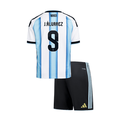 [PREMIUM] Detské Futbalová Súprava Argentína Domáci MS 2026 - J.ÁLVAREZ #9
