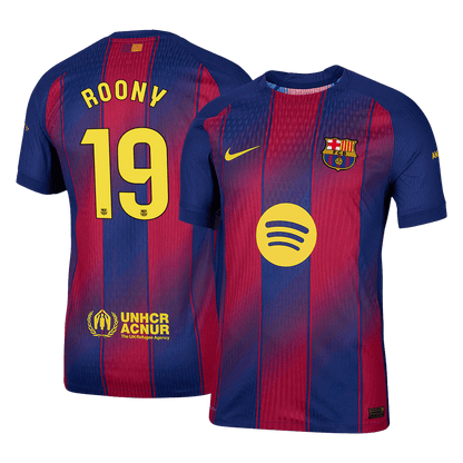 Barcelona pánsky domáci futbalový dres 2025/26 - ROONY #19 [hráčska verzia]