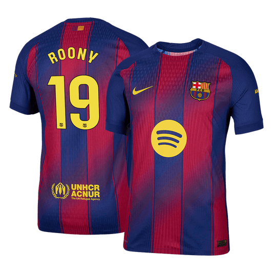 Barcelona pánsky domáci futbalový dres 2025/26 - ROONY #19 [hráčska verzia]
