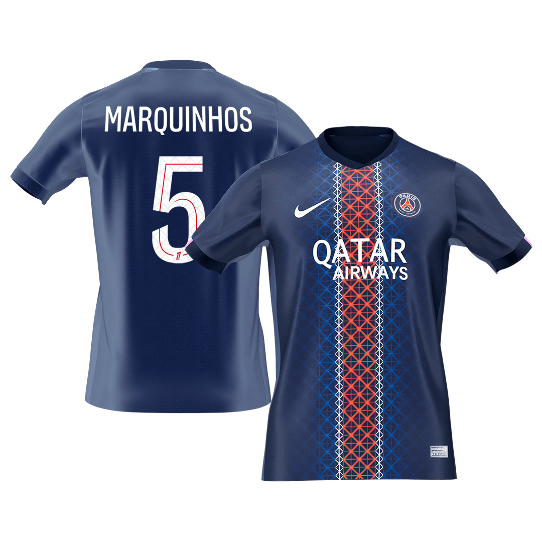 PSG pánsky domáci futbalový dres 2025/26 - MARQUINHOS #5 (Prémiová kvalita)