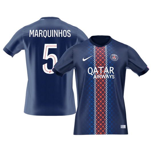 PSG pánsky domáci futbalový dres 2025/26 - MARQUINHOS #5 (Prémiová kvalita)