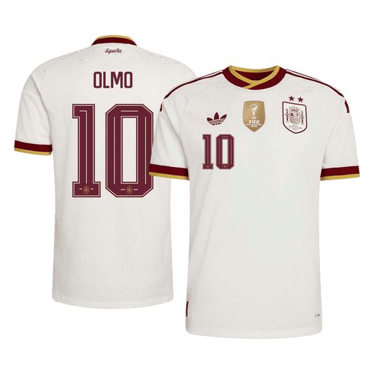 Pánske Futbalový Dres Španielsko Vonkajší MS 2026 Hráčska Verzia - OLMO #10