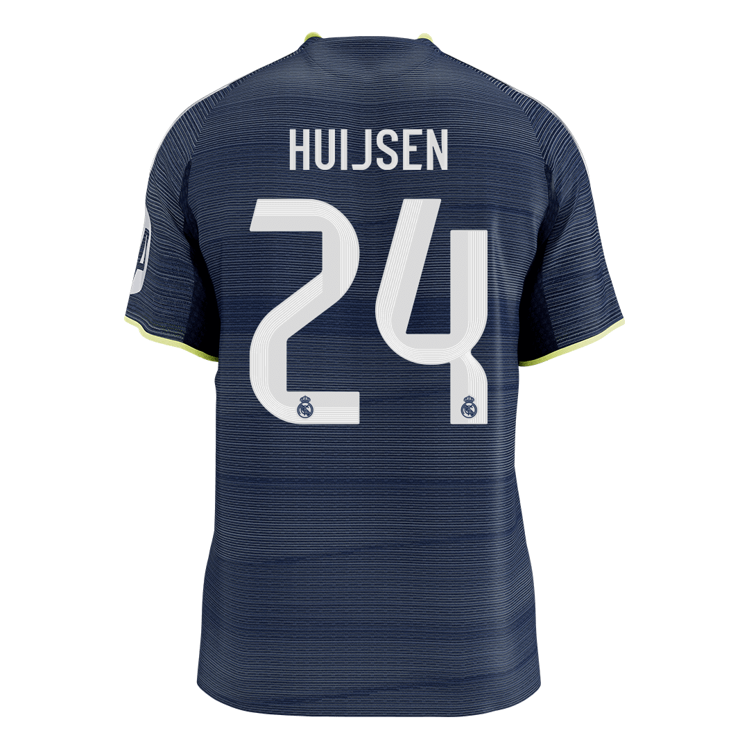Real Madrid pánsky vonkajší futbalový dres 2025/26 - HUIJSEN #24 [hráčska verzia] (Prémiová kvalita)