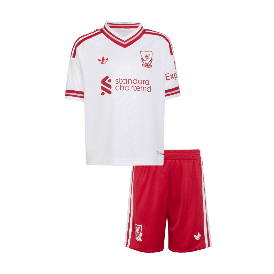 Liverpool detský Vonkajší futbalový komplet 2026/27