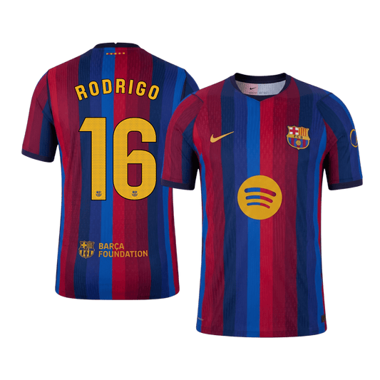 Barcelona pánsky Domáci futbalový dres 2026/27 – RODRIGO #16 [hráčska verzia]