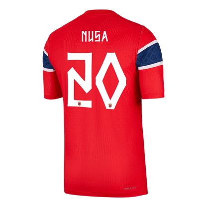 Nórsko pánsky domáci futbalový dres MS 2026 - NUSA #20 [hráčska verzia]