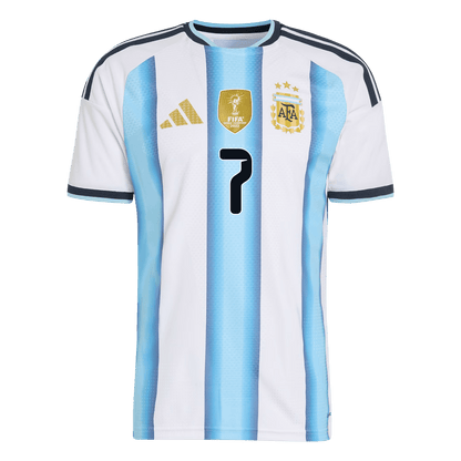 Pánske Futbalový Dres Argentína Domáci MS 2026 Hráčska Verzia - DE PAUL #7