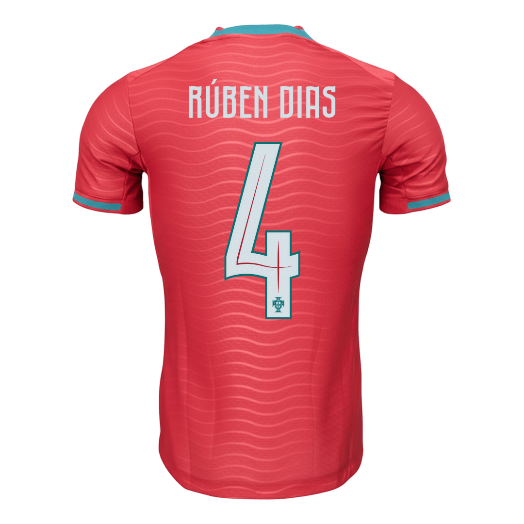 Portugalsko pánsky domáci futbalový dres MS 2026 - RÚBEN DIAS #4 [hráčska verzia]